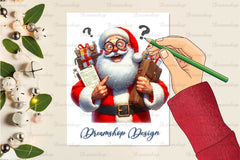 Funny Christmas Santa Clipart Bundle 3 - CraftNest - Digital Crafting and Art