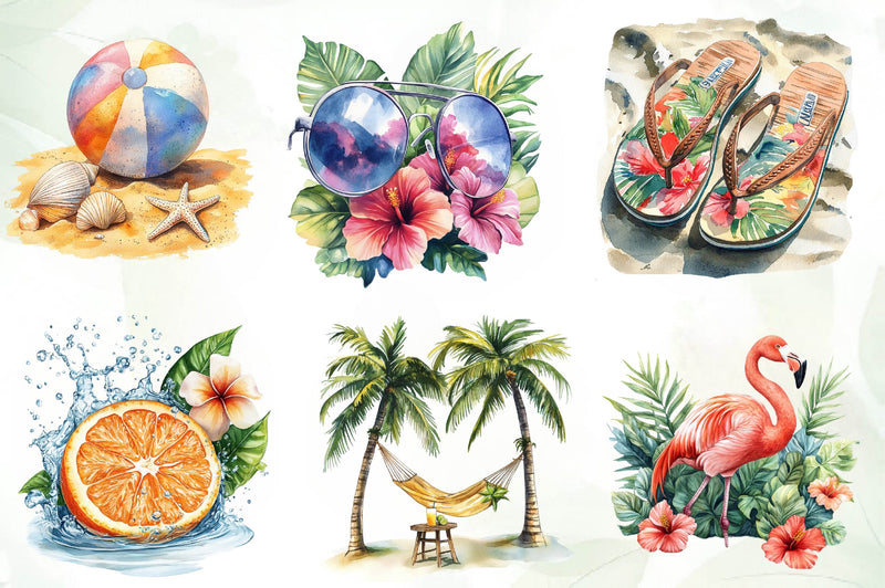 Mega Summer Clipart Bundle - CraftNest - Digital Crafting and Art