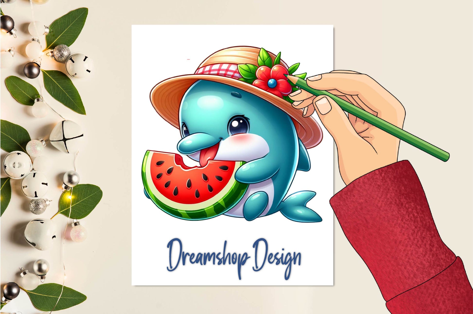 Summer Animals Enjoy Watermelon Clipart Bundle 2 - CraftNest - Digital Crafting and Art