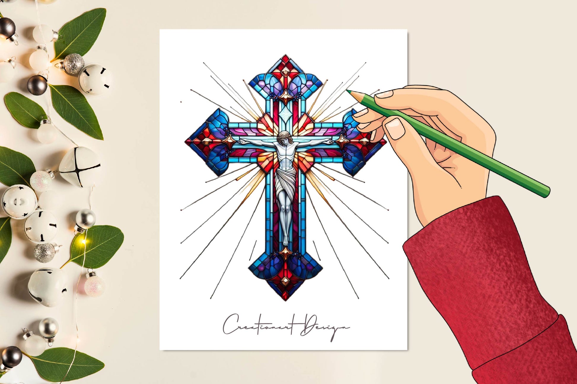 Stained Glass Crosses Clipart Bundle - CraftNest - Digital Crafting and Art