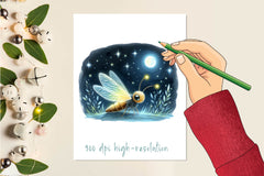 Night Friendly Firefly Clipart Bundle - CraftNest - Digital Crafting and Art