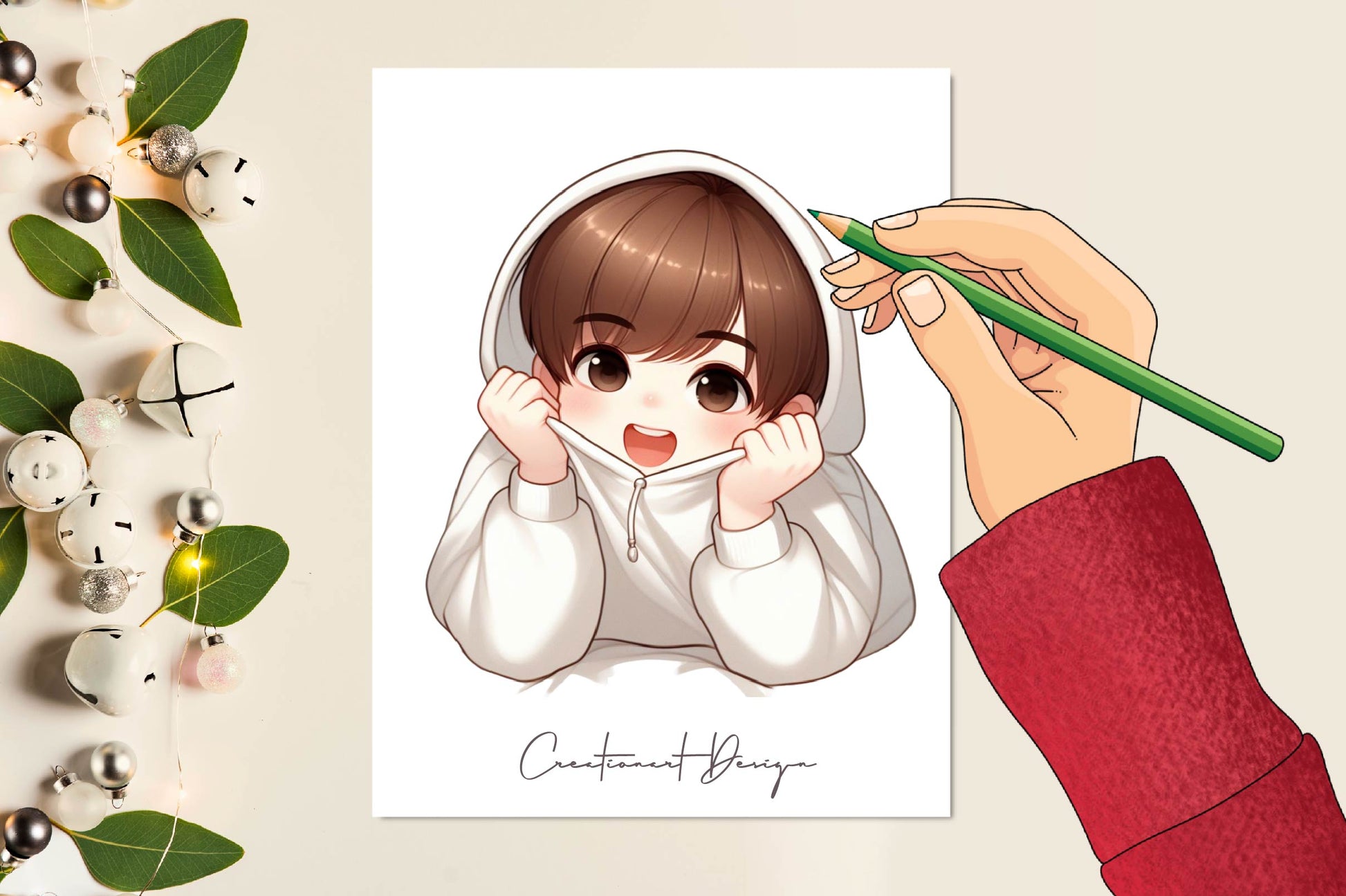 Little Cute Boy Clipart Bundle - CraftNest - Digital Crafting and Art