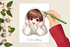 Little Cute Boy Clipart Bundle - CraftNest - Digital Crafting and Art