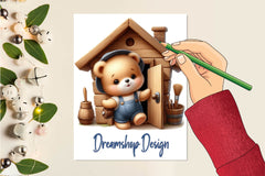 Teddy Bears Spring Clipart Bundle - CraftNest - Digital Crafting and Art