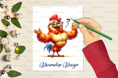 Cute Chicken Funny Chicken Clipart Bundle - CraftNest - Digital Crafting and Art