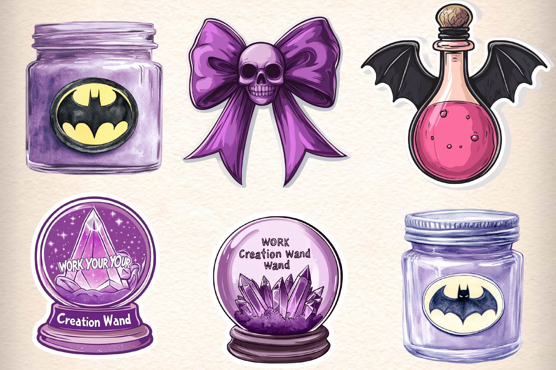 Goth Cosmetics Clipart Bundle - CraftNest - Digital Crafting and Art