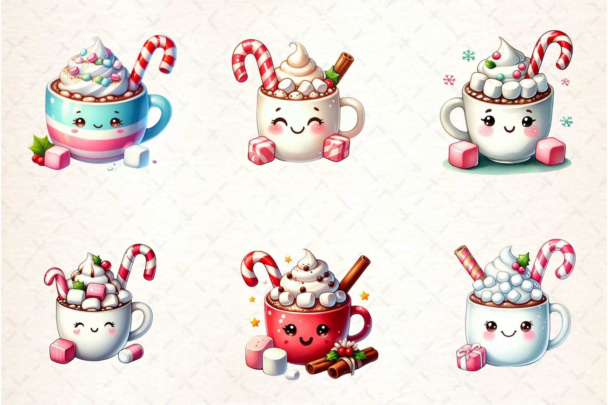 Cute Hot Cocoa Clipart Bundle - CraftNest - Digital Crafting and Art
