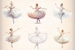 Ballerina Clipart Bundle - CraftNest - Digital Crafting and Art