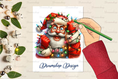 Funny Christmas Santa Clipart Bundle 2 - CraftNest - Digital Crafting and Art