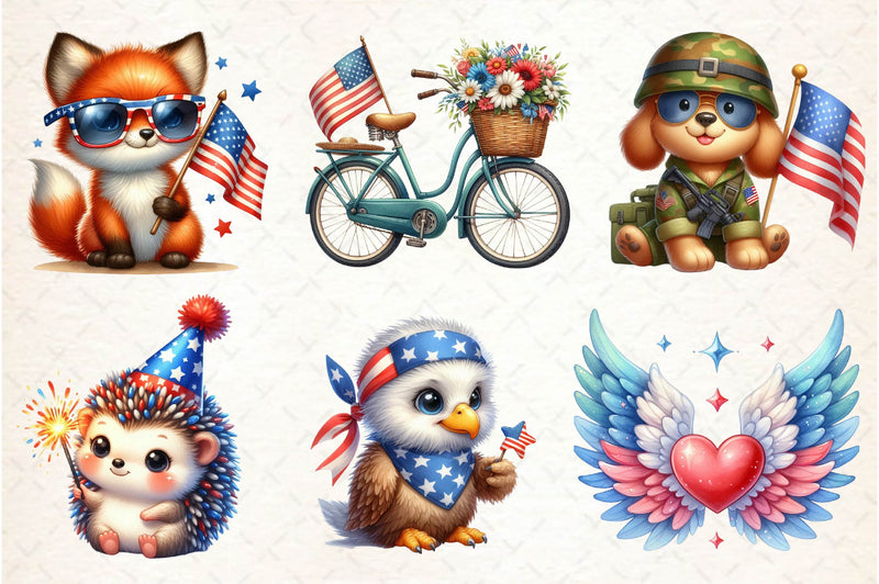 Memorial Day Clipart Bundle - CraftNest - Digital Crafting and Art