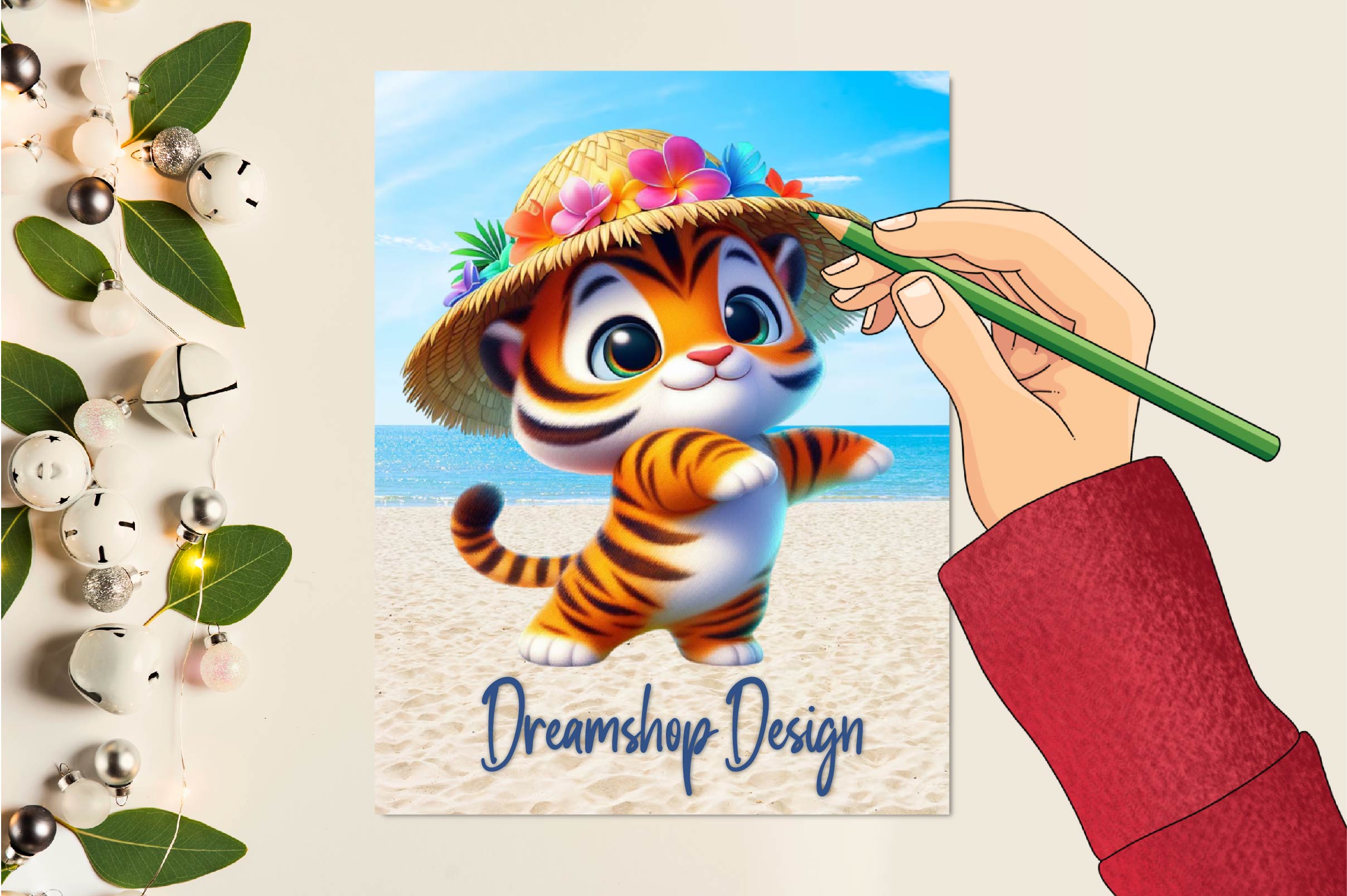 Hawaiian Dancing Animals Clipart Bundle - CraftNest - Digital Crafting and Art