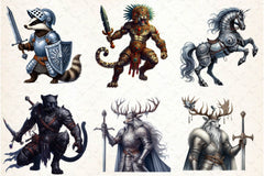 Epic Warrior Animals Clipart Bundle - CraftNest - Digital Crafting and Art