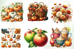 Autumn Clipart Bundle 1 - CraftNest - Digital Crafting and Art