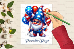 4th Of July Funny Gnome Clipart Bundle - CraftNest - Digital Crafting and Art