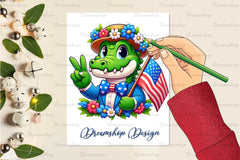 Patriot Animals Giving Peace Sign Clipart Bundle - CraftNest - Digital Crafting and Art