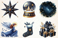 Navy Christmas Clipart Bundle 1 - CraftNest - Digital Crafting and Art