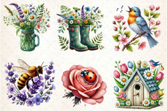 Spring Clipart Bundle 1 - CraftNest - Digital Crafting and Art