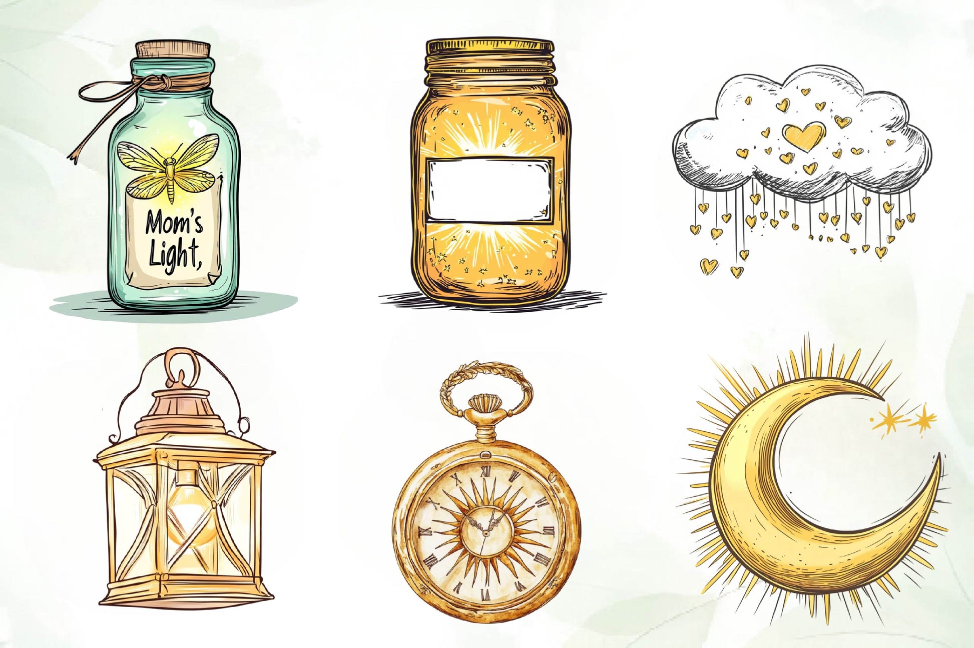 Sunshine & Love Mothers Day Clipart Bundle - CraftNest - Digital Crafting and Art