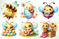 Spring Bee Clipart Bundle 3 - CraftNest - Digital Crafting and Art
