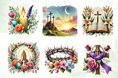 Christian Easter Clipart Bundle - CraftNest - Digital Crafting and Art