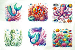 Undersea Clipart Bundle 1 - CraftNest - Digital Crafting and Art