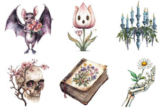 Gothic Spring Clipart 1 - CraftNest - Digital Crafting and Art
