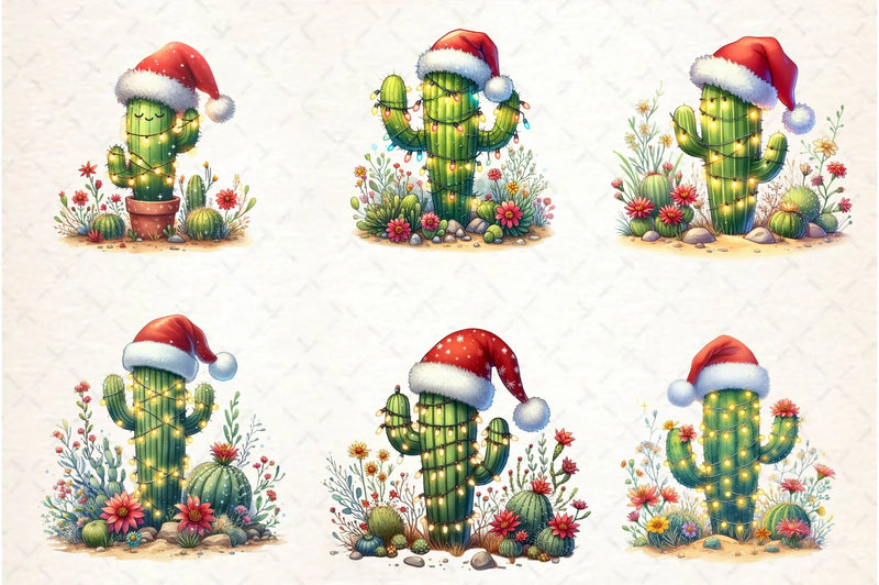 Desert Christmas Scene Clipart Bundle - CraftNest - Digital Crafting and Art