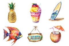 Hawaii Clipart Bundle - CraftNest - Digital Crafting and Art