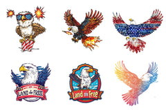 Usa Eagle & Fireworks Clipart Bundle - CraftNest - Digital Crafting and Art