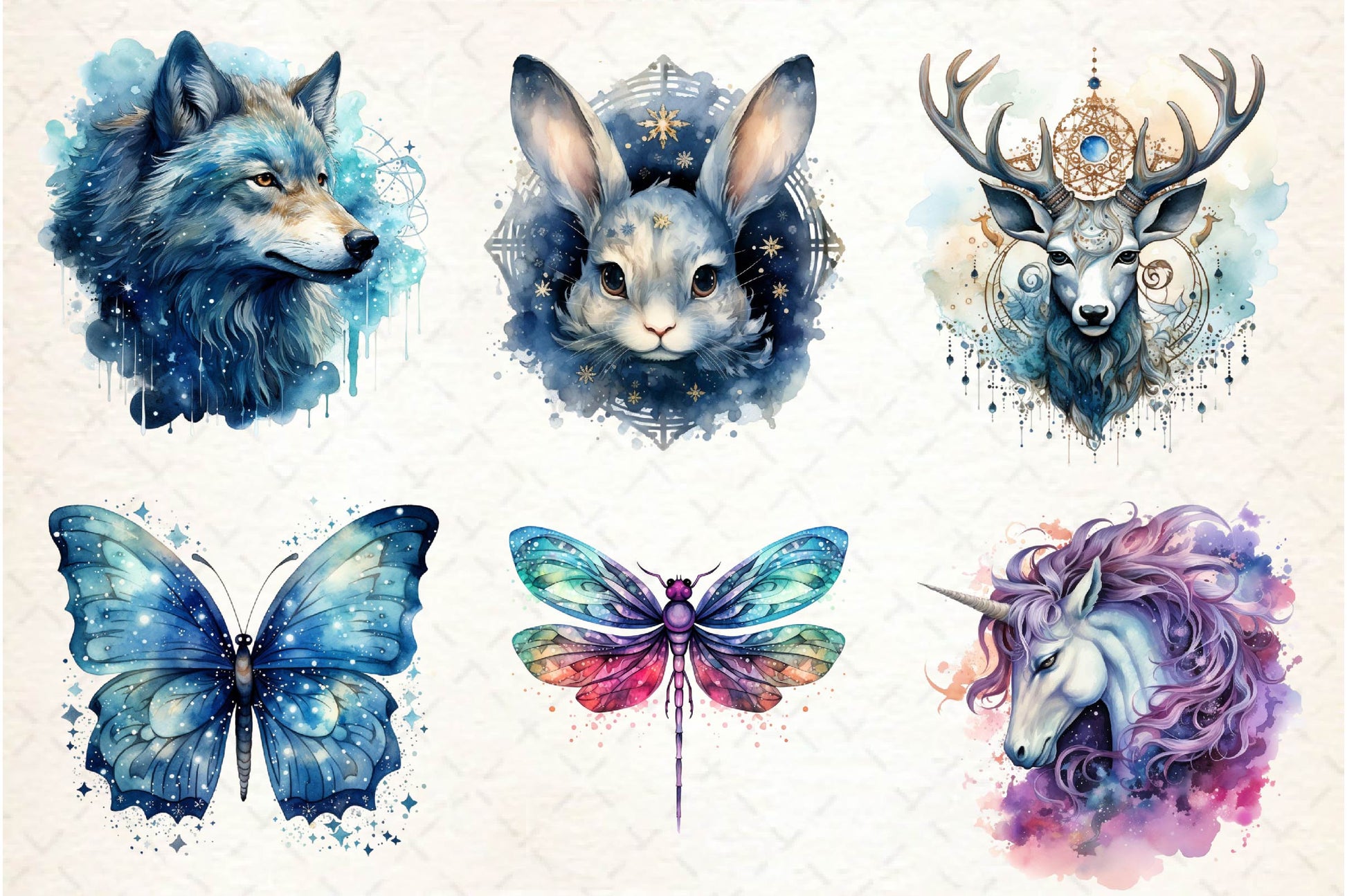 Celestial Fantasy Creatures Clipart Bundle - CraftNest - Digital Crafting and Art