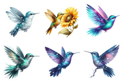 Hummingbird Collection Clipart Bundle - CraftNest - Digital Crafting and Art