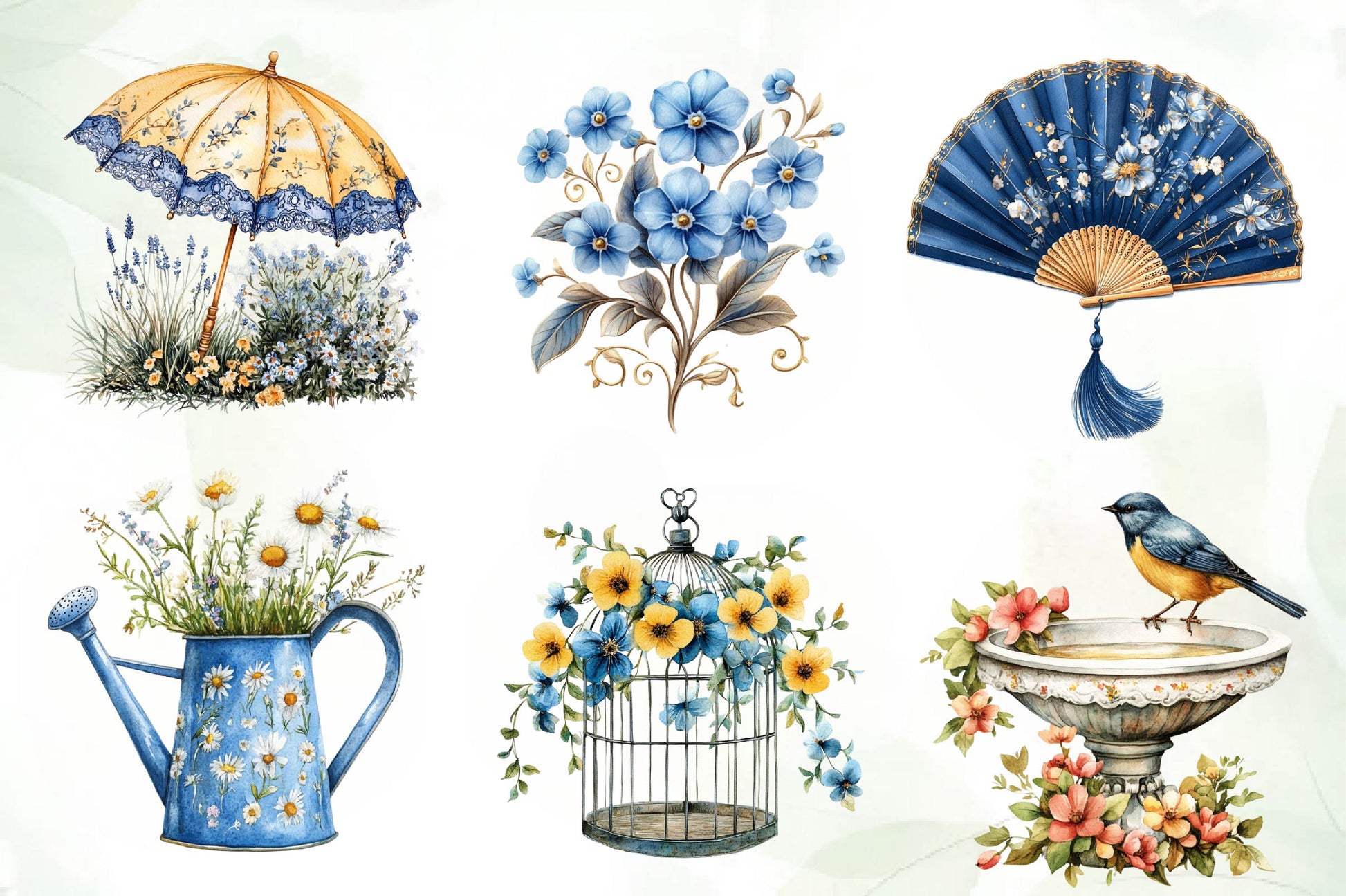 Beautiful Victorian Spring Clipart Bundle - CraftNest - Digital Crafting and Art