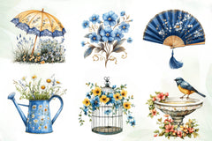 Beautiful Victorian Spring Clipart Bundle - CraftNest - Digital Crafting and Art