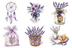 Lavender Mothers Day Clipart Bundle 1 - CraftNest - Digital Crafting and Art