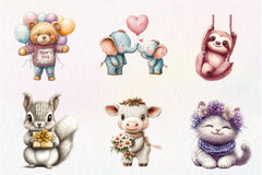 Kawaii Knitted Animals Mother's Day Clipart Bundle - CraftNest - Digital Crafting and Art