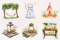 Cozy Summer Clipart Bundle 3 - CraftNest - Digital Crafting and Art