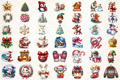 100 Christmas Stickers - CraftNest - Digital Crafting and Art