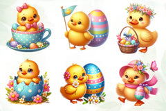 Easter Cute Duck Duck Clipart Bundle - CraftNest - Digital Crafting and Art