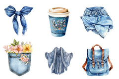 Denim Clipart Bundle - CraftNest - Digital Crafting and Art