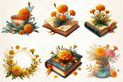 Spring Marigold Clipart Bundle - CraftNest - Digital Crafting and Art