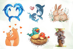 Cute Mother & Baby Set Clipart Bundle - CraftNest - Digital Crafting and Art