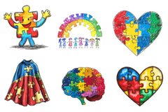 Autism Awareness Puzzle Clipart Bundle - CraftNest - Digital Crafting and Art