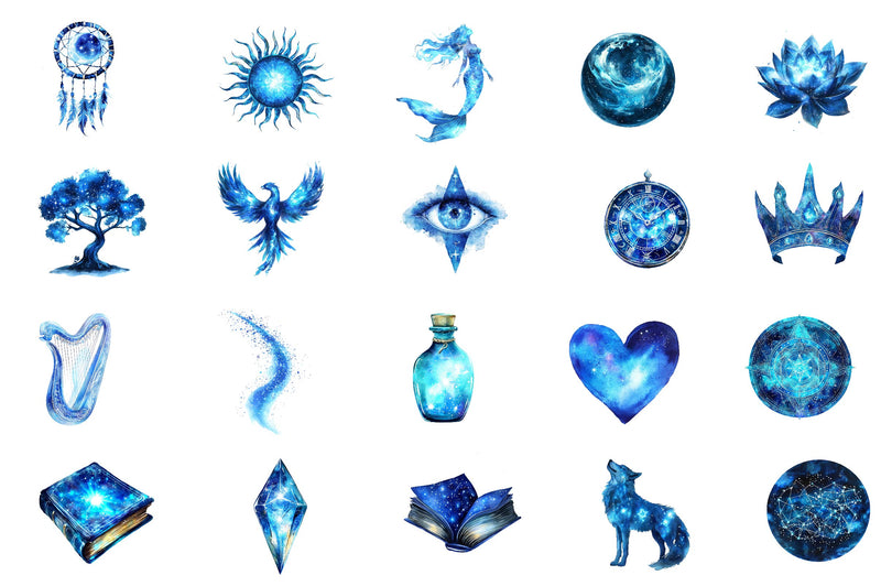Magical Celestial Clipart Bundle - CraftNest - Digital Crafting and Art