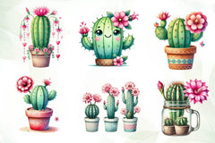 Cactus Tree Clipart Bundle - CraftNest - Digital Crafting and Art