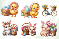 Country Farmhouse Easter Clipart Bundle 1 - CraftNest - Digital Crafting and Art