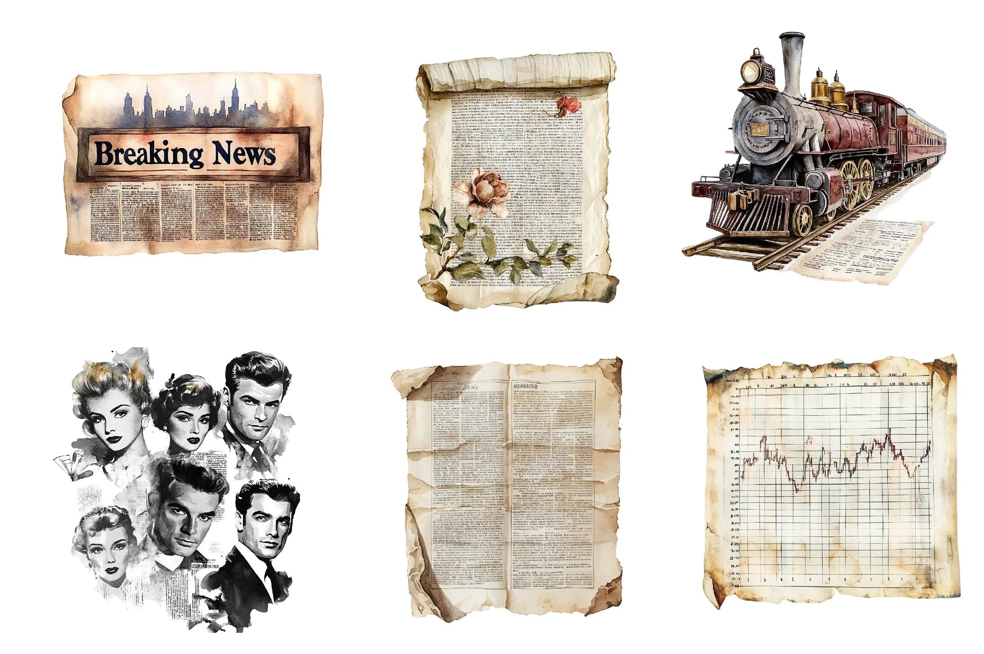 Old Newspaper Junk Journals - CraftNest - Digital Crafting and Art