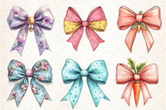Easter Bow Clipart Bundle 2 - CraftNest - Digital Crafting and Art