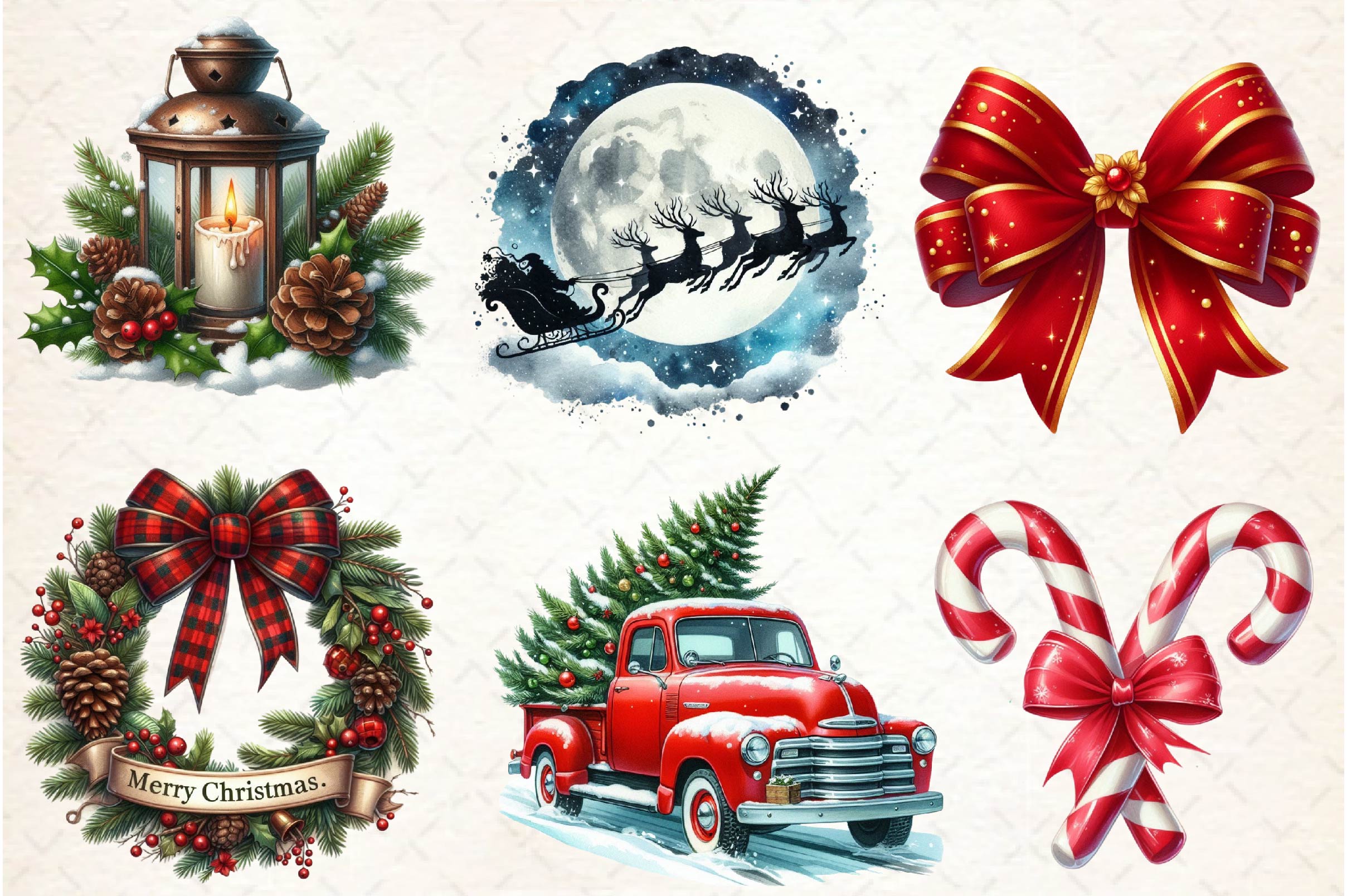 Winter Holiday Clipart Bundle - CraftNest - Digital Crafting and Art
