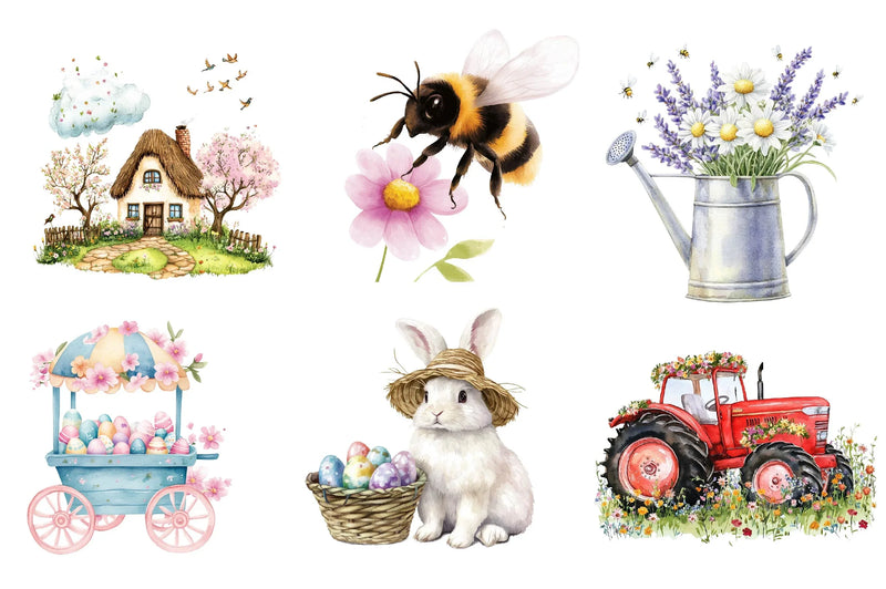Happy Spring Clipart Bundle 1 - CraftNest - Digital Crafting and Art