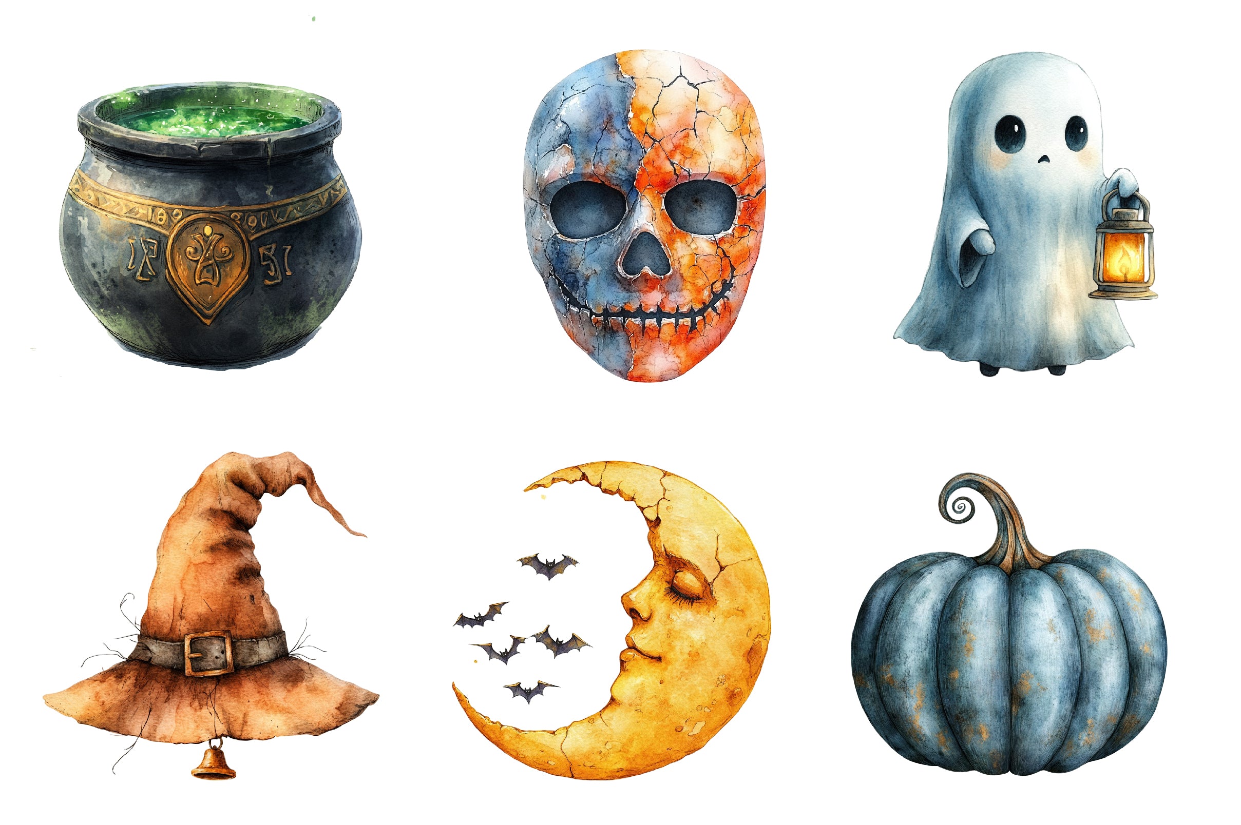 Antique Halloween Clipart Bundle - CraftNest - Digital Crafting and Art